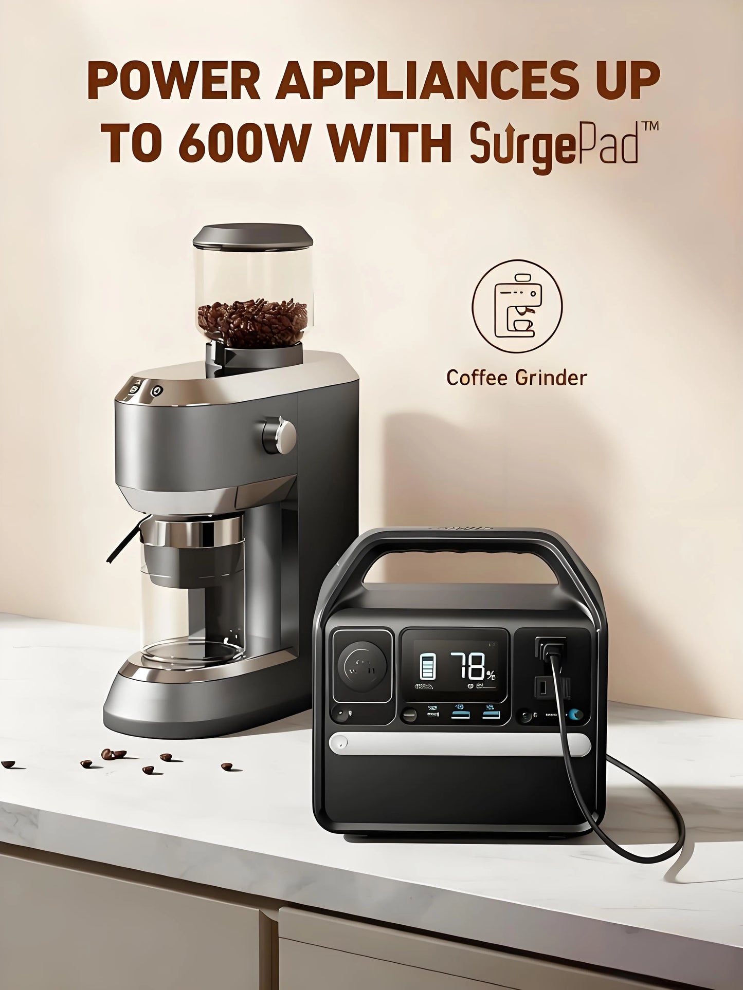 256Wh Portable Power Station (PowerHouse) - Outdoor & Emergency Power Solution