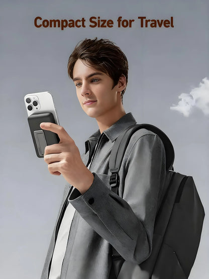 10000mAh MagSafe Portable Charger - 2-in-1 Portable Fast Charging