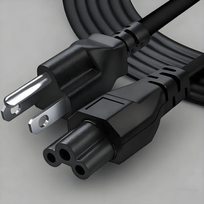 3-Prong IEC C5 Power Cord - Universal Power Accessory for Multiple Devices