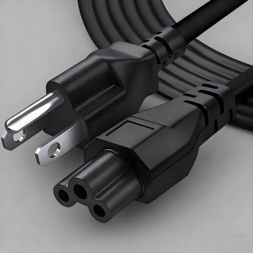 3-Prong IEC C5 Power Cord - Universal Power Accessory for Multiple Devices