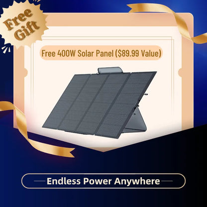 VoltBase™ Stay Powered Anywhere: Solar + Large Capacity = Ultimate Freedom