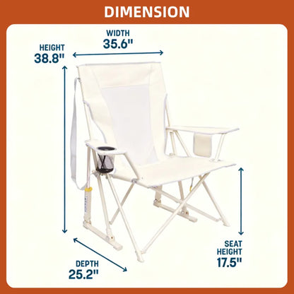Today Only: 10-Second Folding Rocking Chair + Free Table – Buy 2, Get 2 Free!