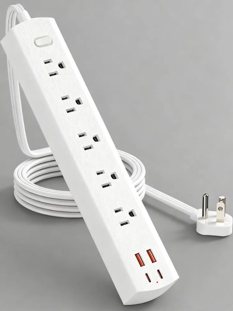Multi-Port Surge Protector Power Strip - Expand 1 Outlet to 9 Devices
