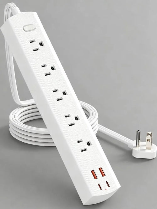 Multi-Port Surge Protector Power Strip - Expand 1 Outlet to 9 Devices