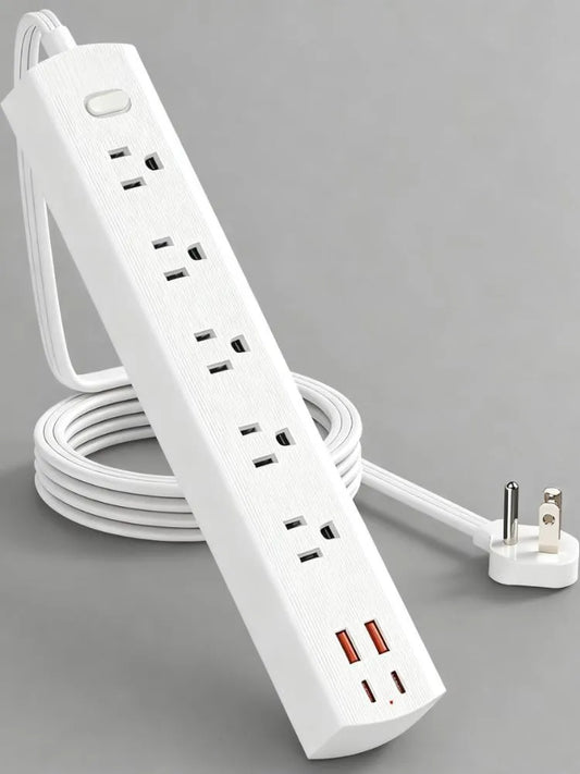 Multi-Port Surge Protector Power Strip - Expand 1 Outlet to 9 Devices